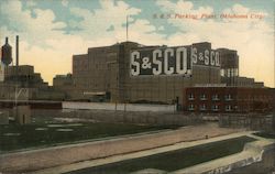 S. & S. Packing Plant Postcard