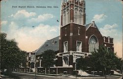 First Baptist Church Oklahoma City, OK Postcard Postcard Postcard