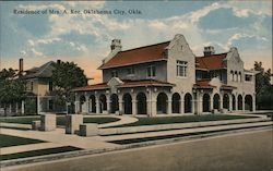 Residence of Mrs. A. Kee Oklahoma City, OK Postcard Postcard Postcard