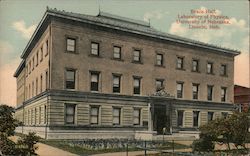 Brace Hall, Laboratory of Physics, University of Nebraska Lincoln, NE Postcard Postcard Postcard