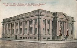 New Home Office Building of the Old Line Bankers' Life Insurance Company Lincoln, NE Postcard Postcard Postcard