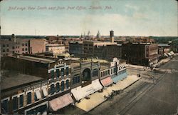 Bird's Eye View South East From Post Office Postcard