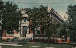 Administration Building, University of Nebraska Postcard