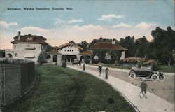 Entrance, Wyuka Cemetary Postcard