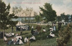 Picnic Grounds, Capital Beach Lincoln, NE Postcard Postcard Postcard