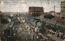 Burlington Station Postcard