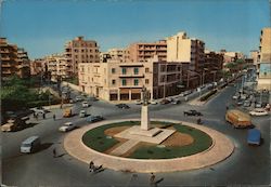 Abdul Hamid Karame's Square Postcard