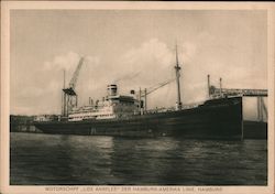 Motorschiff "Los Angeles" (HAPAG) Postcard