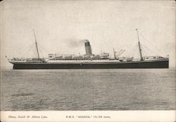 RMS Akaroa Postcard