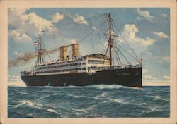 Ozean Linie - Norddeutscher LLoyd Bremen Postcard