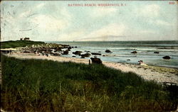 Bathing Beach Postcard