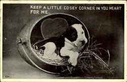 Keep A Little Cosey Corner In You Heart For Me Postcard