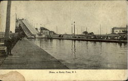 Shutes Rocky Point, RI Postcard Postcard