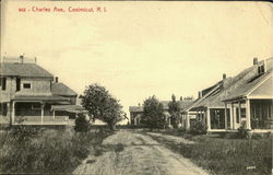 Charles Ave. Conimicut, RI Postcard Postcard