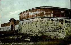 Old Fort Constitution Postcard