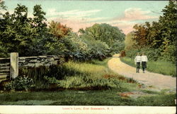 Lover's Lane Postcard