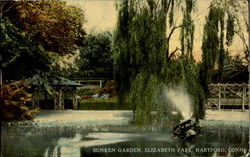 Sunken Garden, Elizabeth Park Postcard