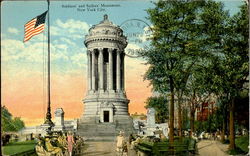 Soldiers' and Sailors Monument New York City, NY Postcard Postcard