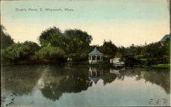 Dizer'S Pond East WEYMOUTH, MA Postcard Postcard