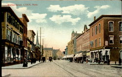 Market Street Lynn, MA Postcard Postcard