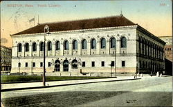 Public Library Postcard