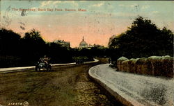 The Speedway, Back Bay Fans Postcard