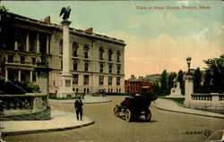 View at State House Postcard