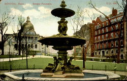 Brewer Fountain Postcard