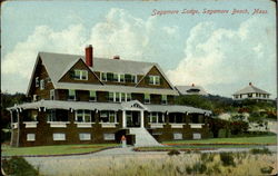 Sagamore Lodge Sagamore Beach, MA Postcard Postcard