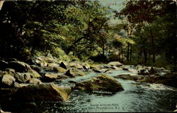 Scene At Hunts Mills East Providence, RI Postcard Postcard