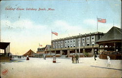 Cushing House Salisbury Beach, MA Postcard Postcard