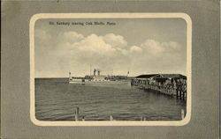 Str. Sankaty leaving Oak Bluffs Postcard