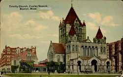 Trinity Church, Copley Square Boston, MA Postcard Postcard