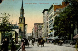 Tremont Street Boston, MA Postcard Postcard