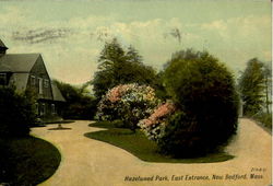 Hazelwood Park, East Entrance Postcard