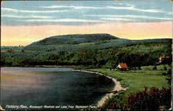 Wachusett Mountain And Lake, From Wachusett Park Fitchburg, MA Postcard Postcard