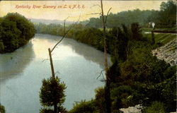 Kentucky River Scenery On L.& N.R.R Postcard