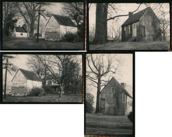 Lot of 4 Photographs + Negatives: Compton Bassett Estate, 1947 Upper Marlboro, MD L. M. Leisenring Original Photograph Original  Original Photograph