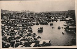 Panpan Boats in River Singapore Southeast Asia Postcard Postcard Postcard