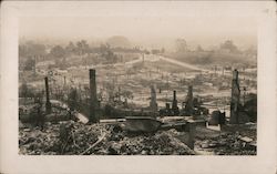 View of the San Francisco Earthquake California Postcard Postcard Postcard