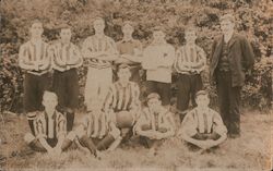 Soccer Team Photo Postcard