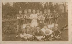 Soccer Team Postcard