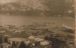 View of Port Town British Columbia Canada Postcard Postcard Postcard