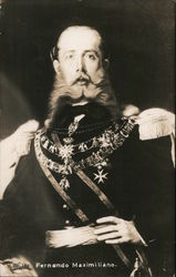 Fernando Maximiliano, Emperor of Mexico Postcard