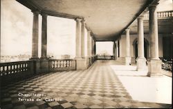 Terraza de Castillo - Chapultepec Castle Terrace Mexico City, Mexico Postcard Postcard Postcard