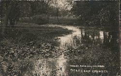 Where Pond Lillies Grow Near Camp Epworth Photographic Art Postcard Postcard Postcard