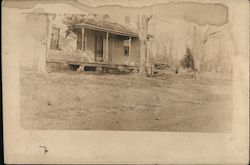 Unidentified House with covered front porch and trees in yard Buildings Postcard Postcard Postcard