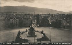 La Place du Parlament Sofia, Bulgaria Greece, Turkey, Balkan States Postcard Postcard Postcard