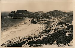 Looking over Whale Beach towards Careel House New South Wales, Australia Postcard Postcard Postcard