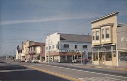 Street Scene Fort Bragg, CA Postcard Postcard Postcard